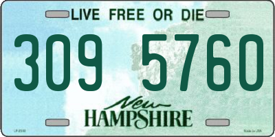 NH license plate 3095760