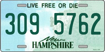 NH license plate 3095762