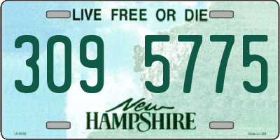 NH license plate 3095775