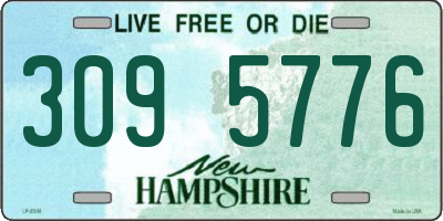 NH license plate 3095776