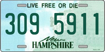 NH license plate 3095911
