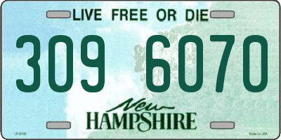 NH license plate 3096070
