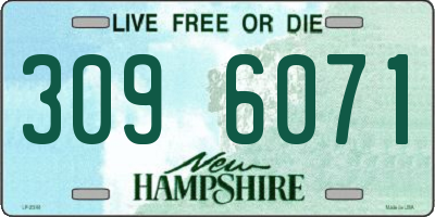 NH license plate 3096071