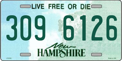 NH license plate 3096126