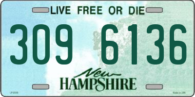 NH license plate 3096136