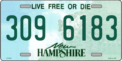 NH license plate 3096183