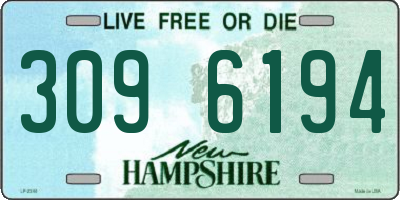NH license plate 3096194