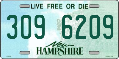 NH license plate 3096209