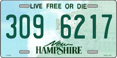 NH license plate 3096217