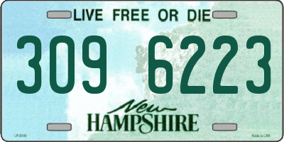 NH license plate 3096223
