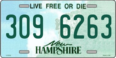 NH license plate 3096263