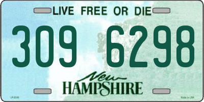 NH license plate 3096298