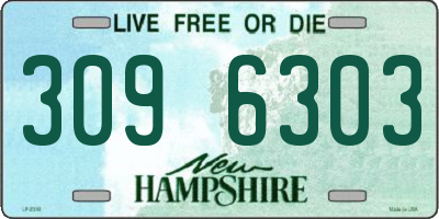 NH license plate 3096303