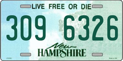 NH license plate 3096326