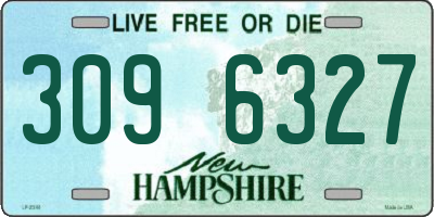 NH license plate 3096327