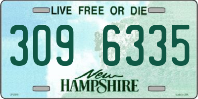 NH license plate 3096335