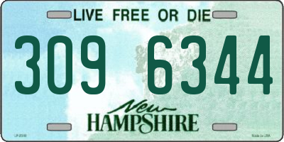 NH license plate 3096344