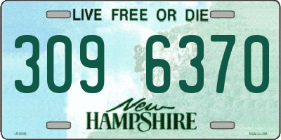 NH license plate 3096370