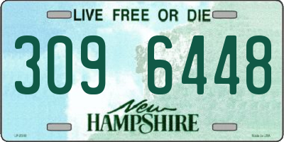 NH license plate 3096448