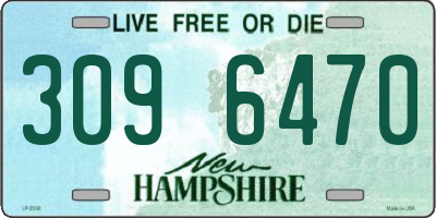 NH license plate 3096470