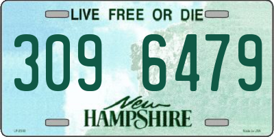 NH license plate 3096479