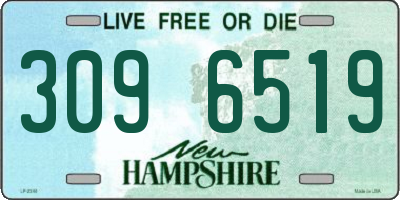 NH license plate 3096519
