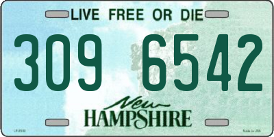 NH license plate 3096542