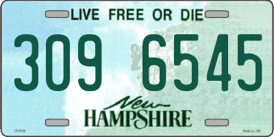 NH license plate 3096545
