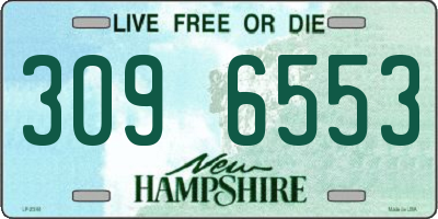 NH license plate 3096553