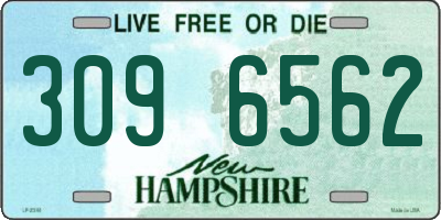 NH license plate 3096562
