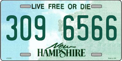 NH license plate 3096566