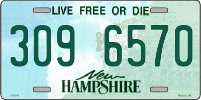 NH license plate 3096570