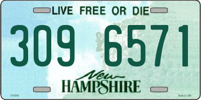NH license plate 3096571