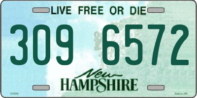 NH license plate 3096572