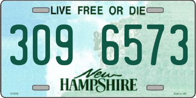 NH license plate 3096573