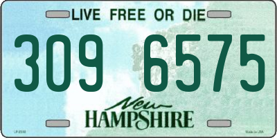 NH license plate 3096575