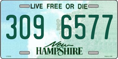 NH license plate 3096577