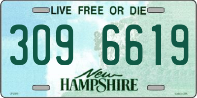NH license plate 3096619