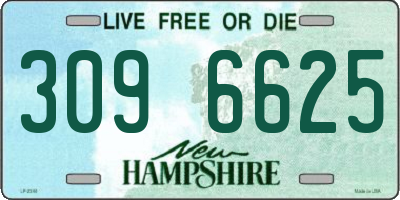 NH license plate 3096625