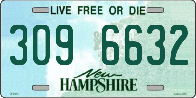 NH license plate 3096632