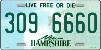 NH license plate 3096660