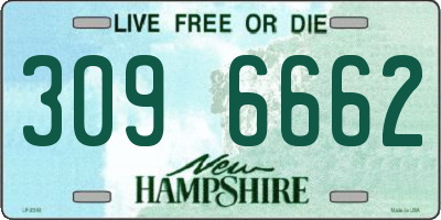 NH license plate 3096662