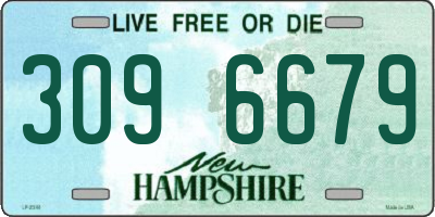 NH license plate 3096679