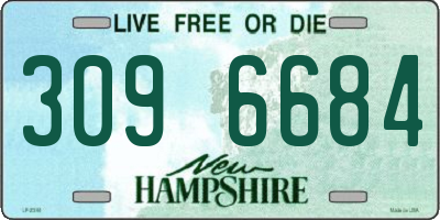 NH license plate 3096684