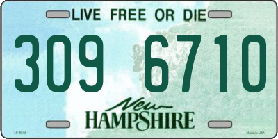 NH license plate 3096710