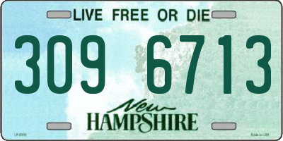 NH license plate 3096713