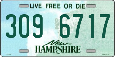 NH license plate 3096717