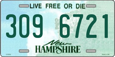 NH license plate 3096721