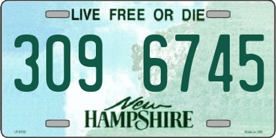 NH license plate 3096745