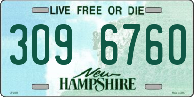 NH license plate 3096760